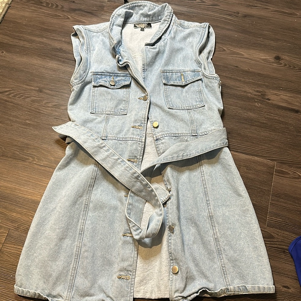 Denim dress